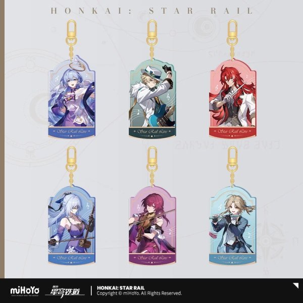 画像1: 【現品予約】崩壊スターレイル　中国限定　スターレイルLIVE　アクリルストラップ（入金〆切7日以内) (1)