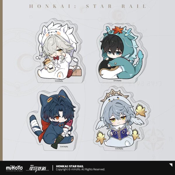 画像1: 【予約】崩壊スターレイル　中国限定　男子寮シリーズ　Q版アクリルスタンド（入金〆切5日以内・230日ほど発送予定） (1)