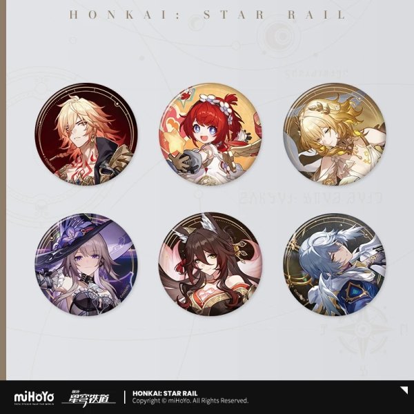 画像1: 【予約】崩壊スターレイル　中国限定　群星邀約シリーズ　缶バッジ（入金〆切7日以内） (1)