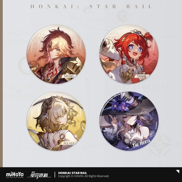 画像1: 【予約】崩壊スターレイル　中国限定　星間旅行シリーズ　缶バッジ（入金〆切7日以内） (1)