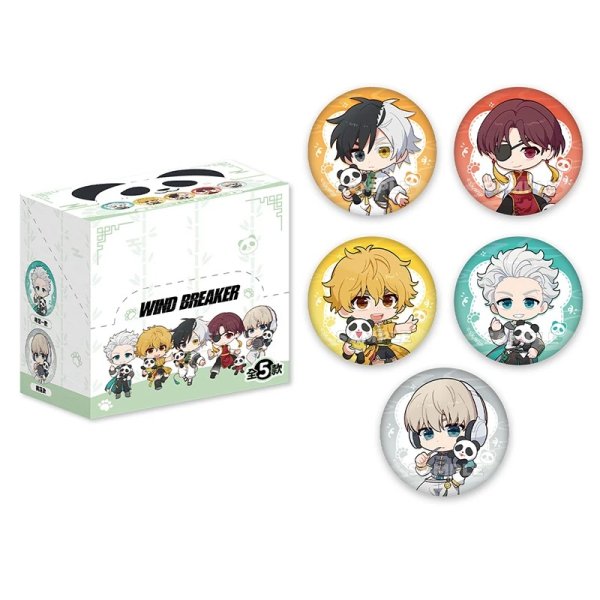 画像3: 【予約】WIND BREAKER　中国限定　星河コラボ　パンダシリーズ　缶バッジ　ブラインド・BOX（入金〆切5日以内・40日ほど発送予定） (3)
