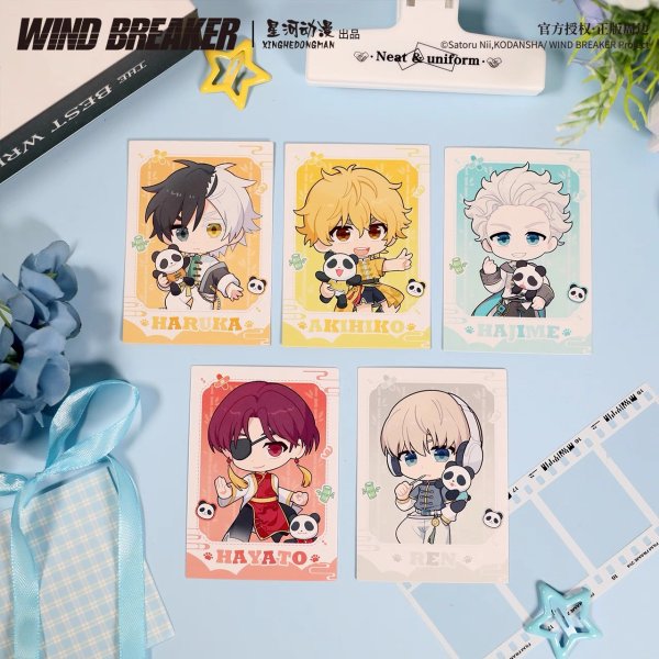 画像1: 【予約】WIND BREAKER　中国限定　星河コラボ　 パンダシリーズ　ポラロイド（入金〆切5日以内・40日ほど発送予定） (1)