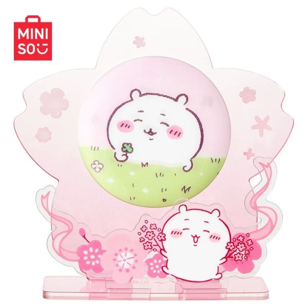 画像1: 【予約】ちいかわ　中国限定　Misonoコラボ　桜シリーズ　缶バッジ+アクリルスタンドセット（入金〆切7日以内・7月中旬発送予定) (1)