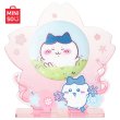 画像2: 【予約】ちいかわ　中国限定　Misonoコラボ　桜シリーズ　缶バッジ+アクリルスタンドセット（入金〆切7日以内・7月中旬発送予定) (2)