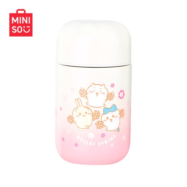 画像2: 【現品予約】ちいかわ　中国限定　Misonoコラボ　桜シリーズ　保温ボトル260ml（入金〆切７日以内) (2)