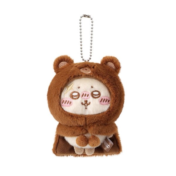 画像6: 【予約】ちいかわ　中国限定　MINISOコラボ　もふもふ シリーズ　くまフードマスコット（入金〆切11月15日) (6)