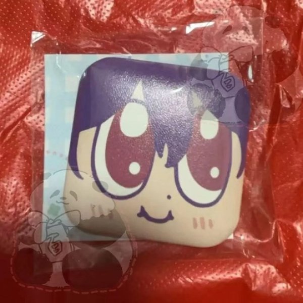 画像1: 【在庫品】偶像梦幻祭　中国限定　ぶくスタ　萌顔スクエア缶バッジ　（入金〆切7日以内） (1)