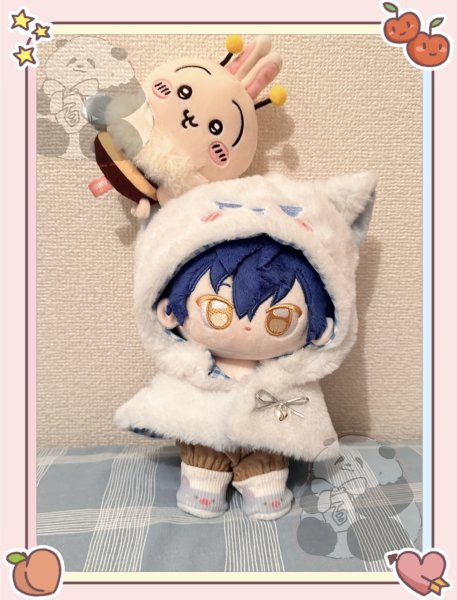 画像1: 【予約現品・なくなり次第終了】ぬい服　ふわふわマント（入金〆切7日以内） (1)