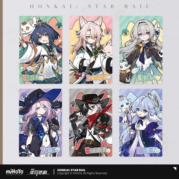 画像1: 【予約現品】崩壊スターレイル　中国限定　小不点猫猫シリーズ　コレクションチケット（入金〆切7日以内） (1)