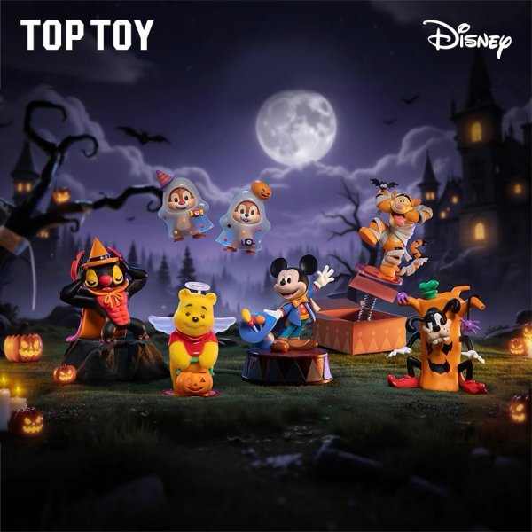 画像1: 【予約】Disney　中国限定　TOPTOYコラボ　ハロウィンフィギュア　BOX（入金〆切7日以内)  (1)