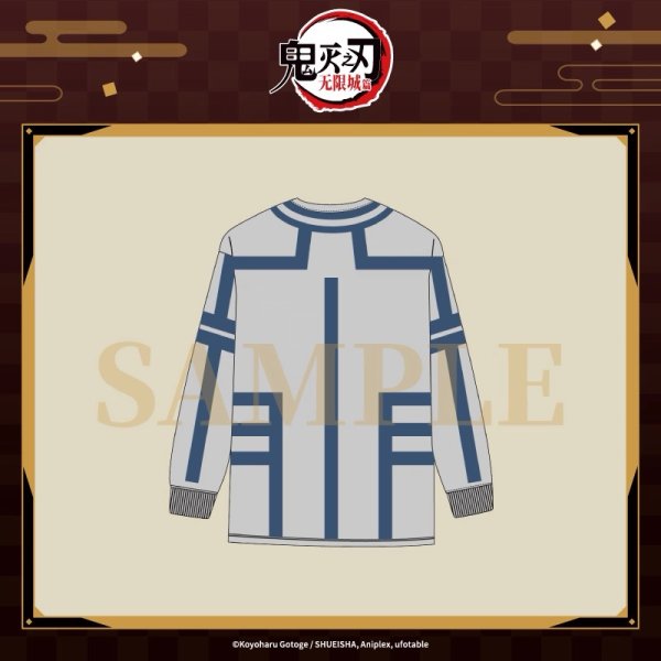 画像3: 【予約】鬼滅の刃　中国限定　Aniplexコラボ　無限城編　猗窩座印象トレーナー（入金〆切3日以内・26年4月末発送予定)  (3)