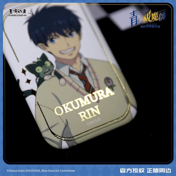 画像10: 【予約】青の祓魔師　中国限定　星河コラボ　島根啓明結社篇　長方形缶バッジ（入金〆切5日以内・12月下旬発送予定)  (10)
