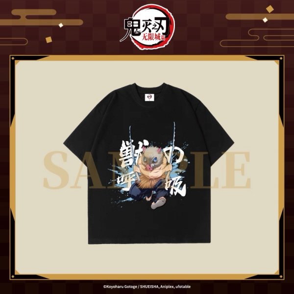 画像4: 【予約】鬼滅の刃　中国限定　Aniplexコラボ　無限城編　Tシャツ（入金〆切3日以内・12月末発送予定)  (4)