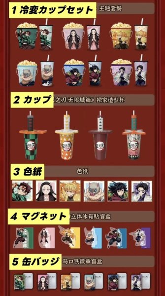 画像2: 【予約】鬼滅の刃　中国限定　Wandaコラボ　第1弾（入金〆切3日以内） (2)