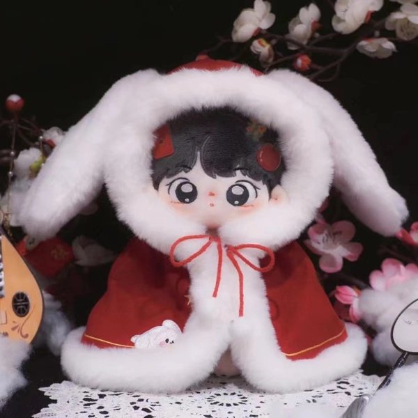 画像2: 【予約現品・なくなり次第終了】ぬい服　ふわふわ冬のマント（入金〆切7日以内） (2)