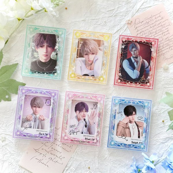 画像1: 【予約現品・なくなり次第終了】気球暖暖星コラボ　花柄フォトカードケース（入金〆切7日以内） (1)