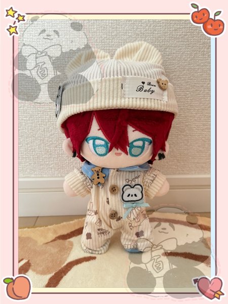 画像1: 【予約現品・なくなり次第終了】ぬい服　 赤ちゃん風つなぎ服（入金〆切7日以内） (1)