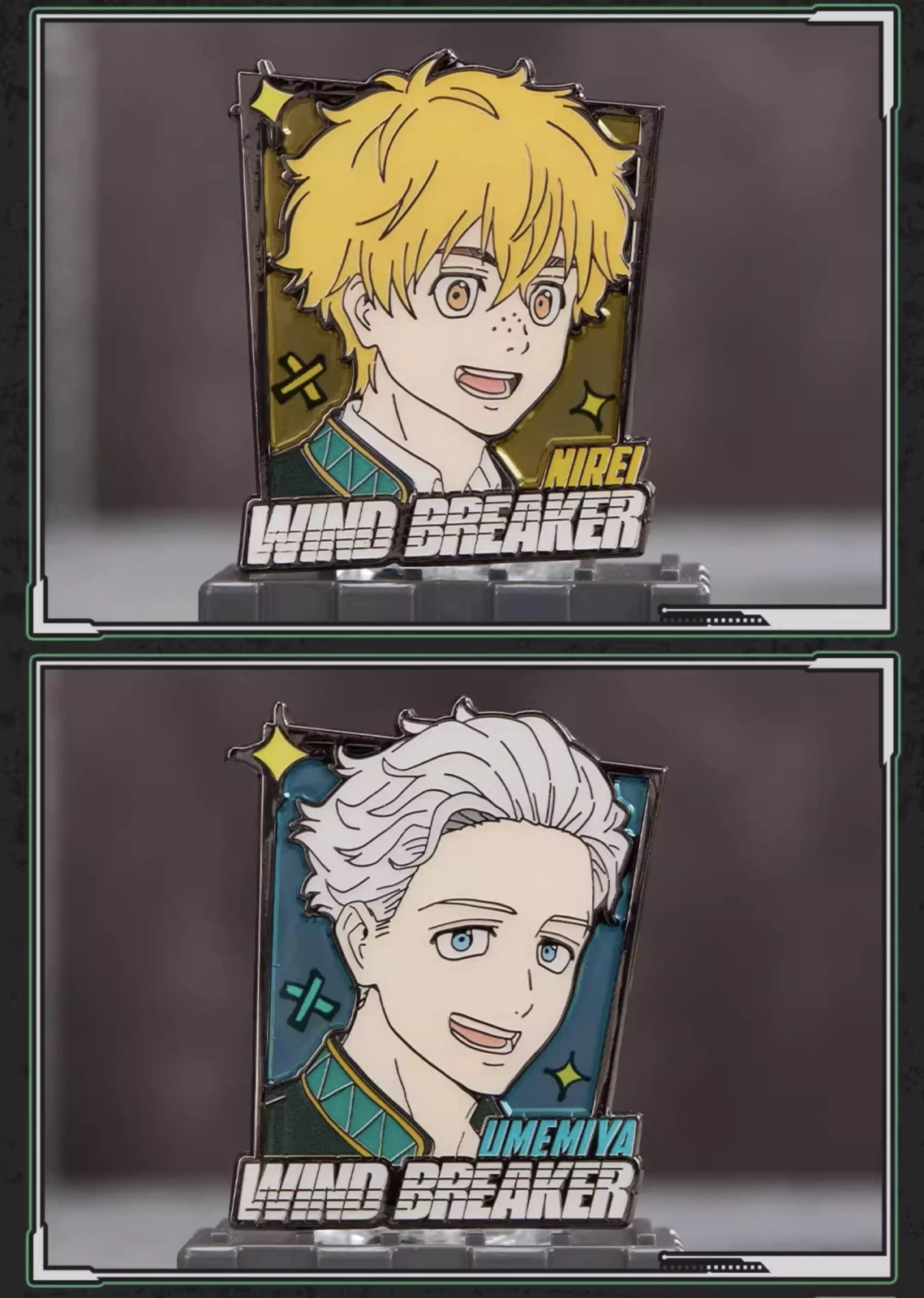 即決レア　風水の秘密 GOMA BOOKS　開運 予約】WIND BREAKER 中国限定 BILIBILIGOODSコラボ メタルバッジ