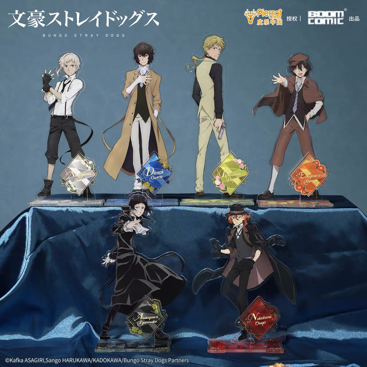 文豪ストレイドッグス　額縁マグネット bungosd_Tcard_glassmagnet_02_d